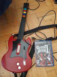 Giutar Hero Redoctane gitarka PS2 I gra Guitar Hero II playstation 2