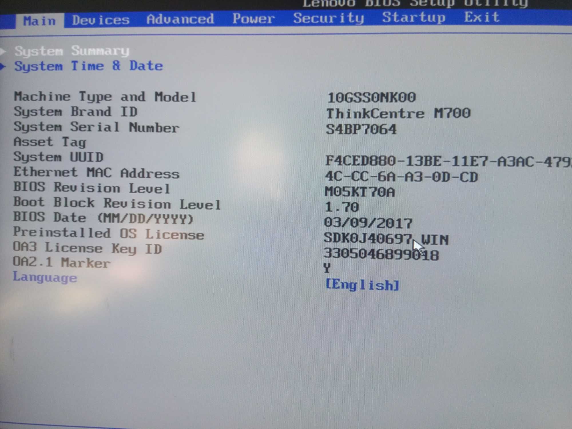плата  IH110MS  для Lenovo M700