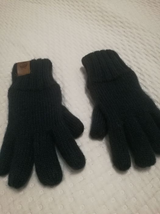 Granatowe rękawiczki H&M 92