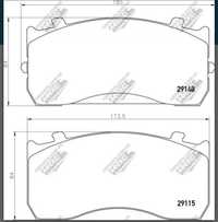29148, 29115, Atego, Man колодки комплект