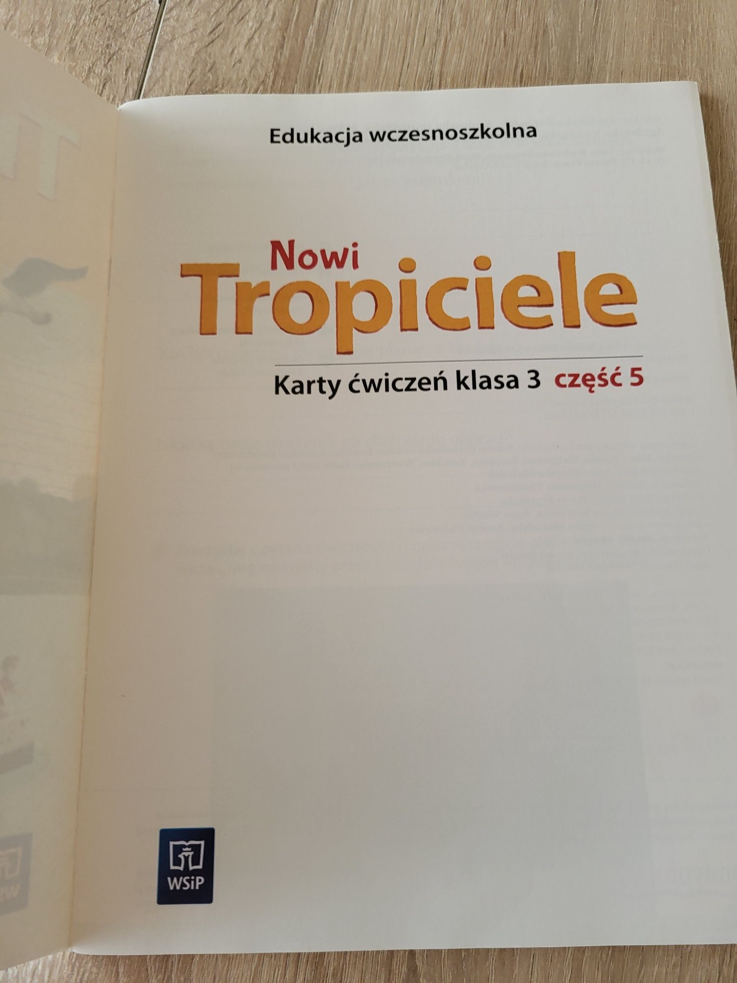 Nowe Tropiciele karty ćwiczeń klasa 3 część 5