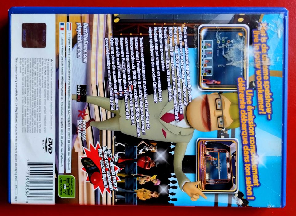 Игра Sony PlayStation 2 PS2 BUZZ The Music Quiz