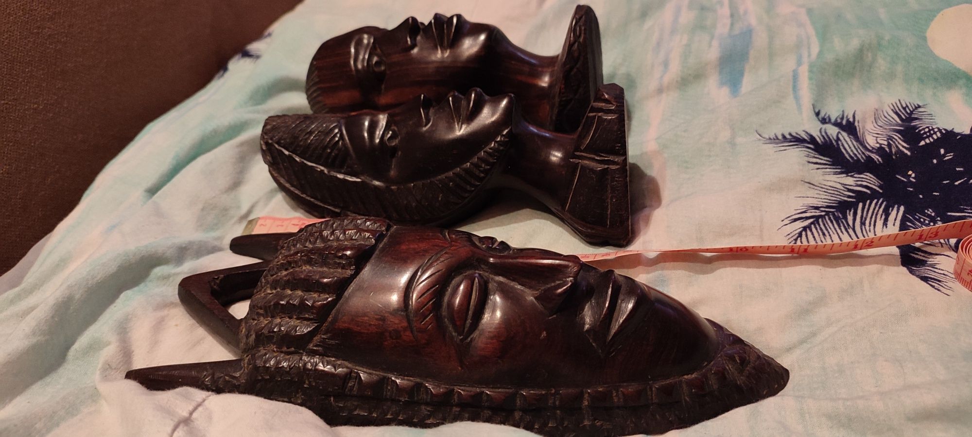 Piękne stare  hebanowe figurki afrykaniskie