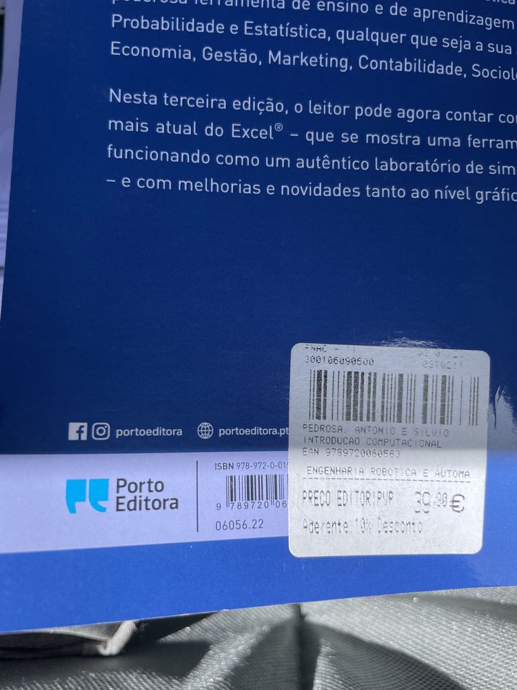 Introduçao computacional á probabilidade e estatistica com excel