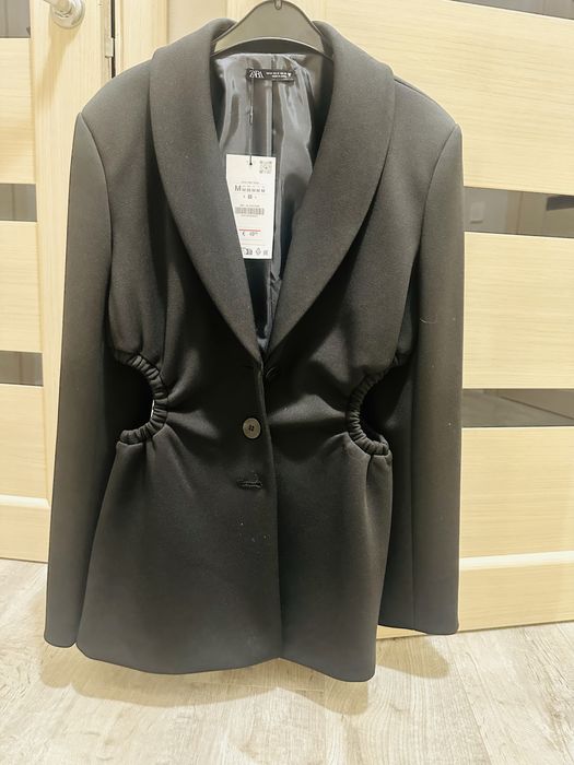Жіночий чорний жакет Zara. Новий. Розмір М