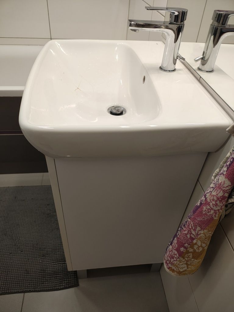 KOŁO zlew, umywalka z szafką 60cm, bateria. Komplet do łazienki.