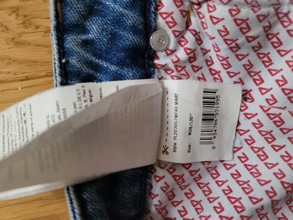 Spodnie Pepe Jeans Dżinsy W26 L30"