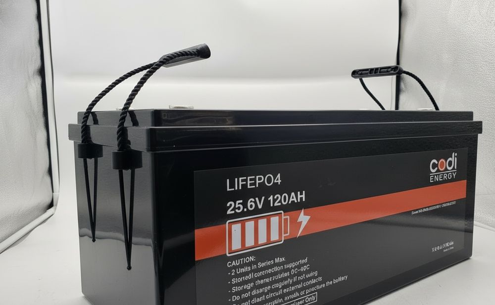 Акумулятор Codi LiFePO4 25.6V 120Ah — новий, відмінна якість.