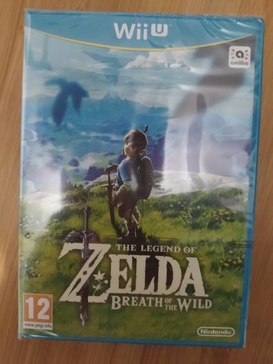 Zelda Breath of the Wild Wii U Novo e Selado