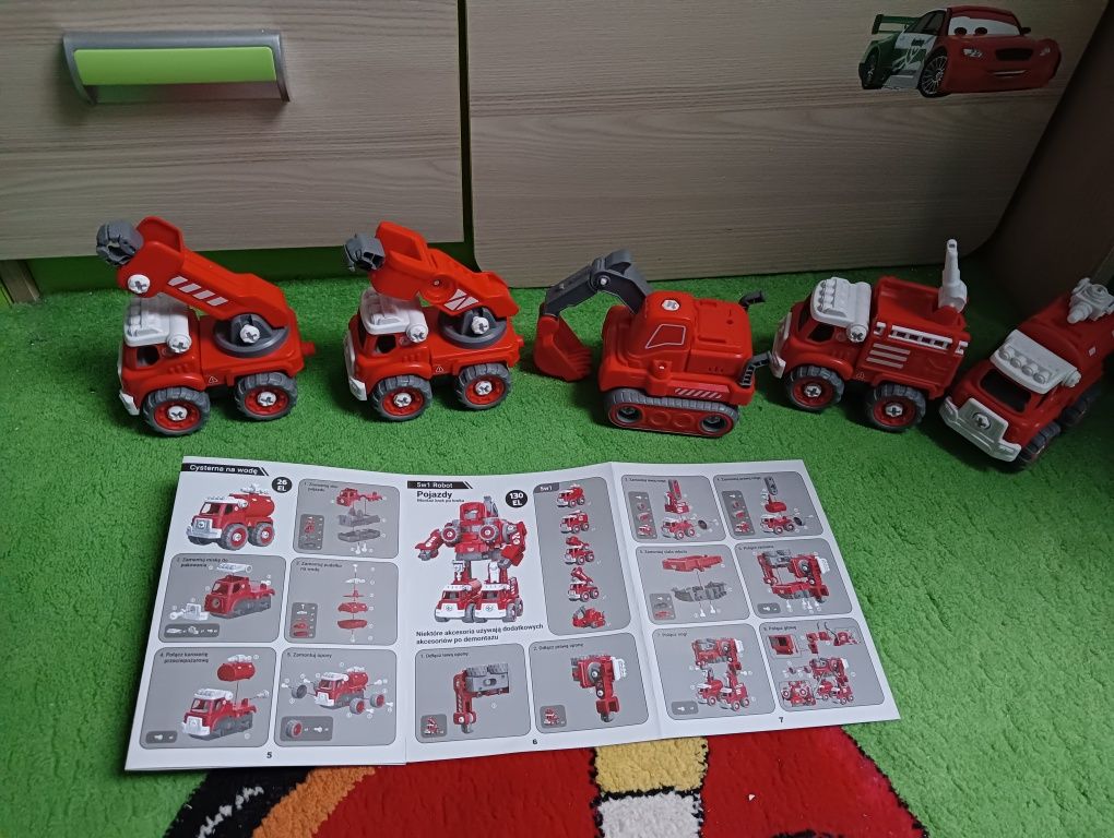 Robot 5 w 1 pojazdy