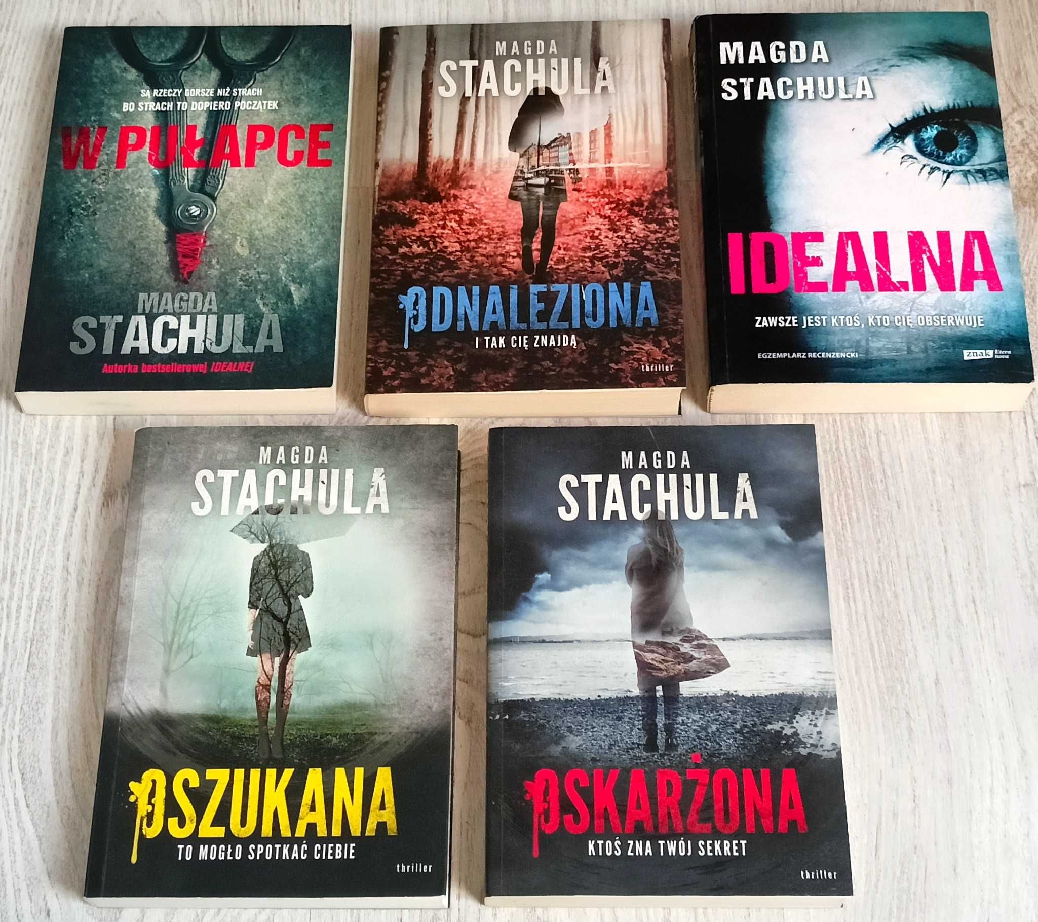 Magda Stachula Oskarżona + Oszukana + W pułapce + Odnaleziona  Idealna