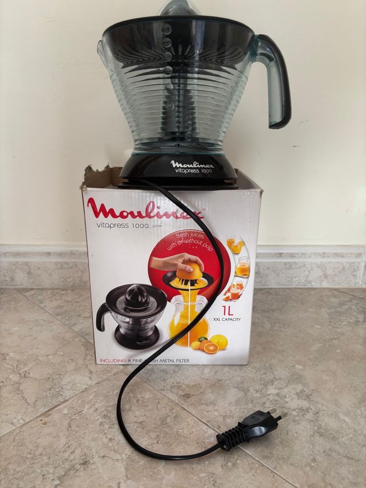Maquina sumo laranja moulinex