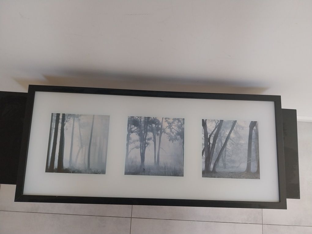 Stolik rtv Ikea lack plus obrazek
