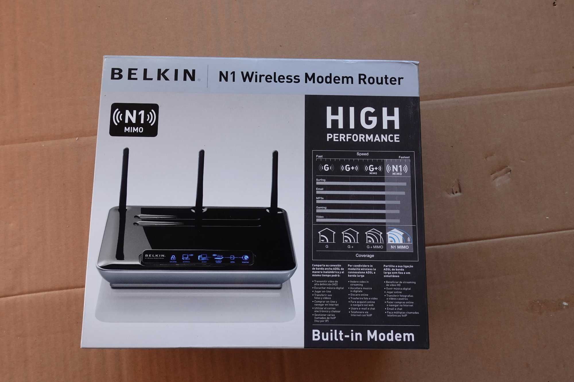 Belkin N1 Wireless modem router