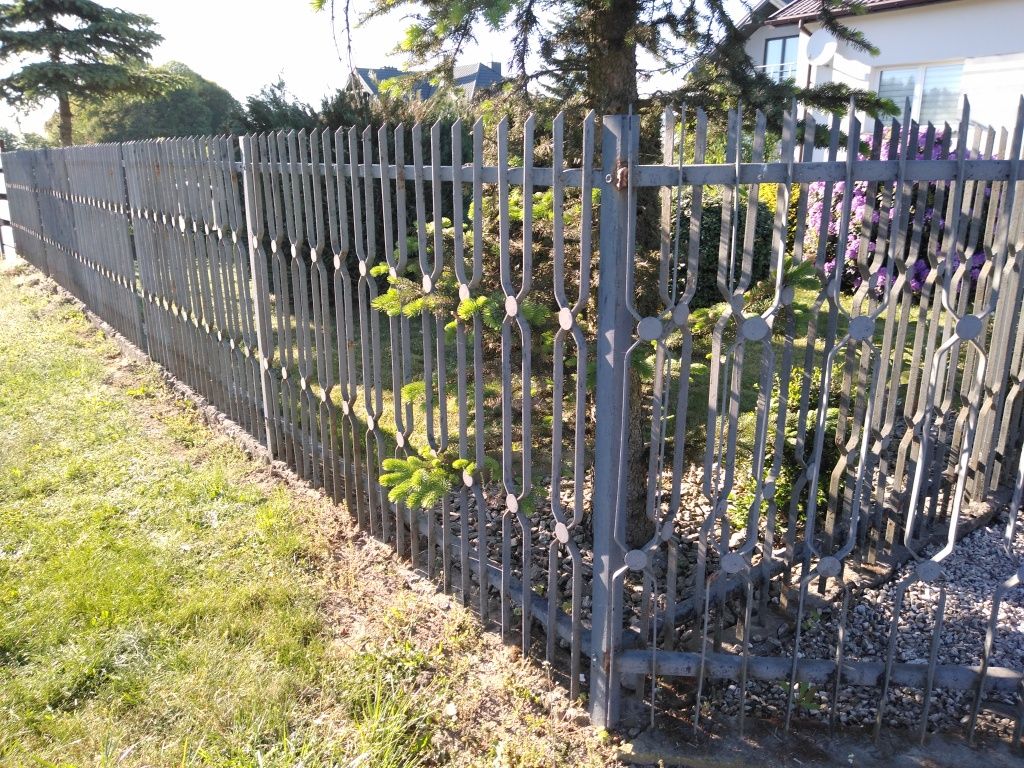 Płoty przęsła ogrodzenie metalowe