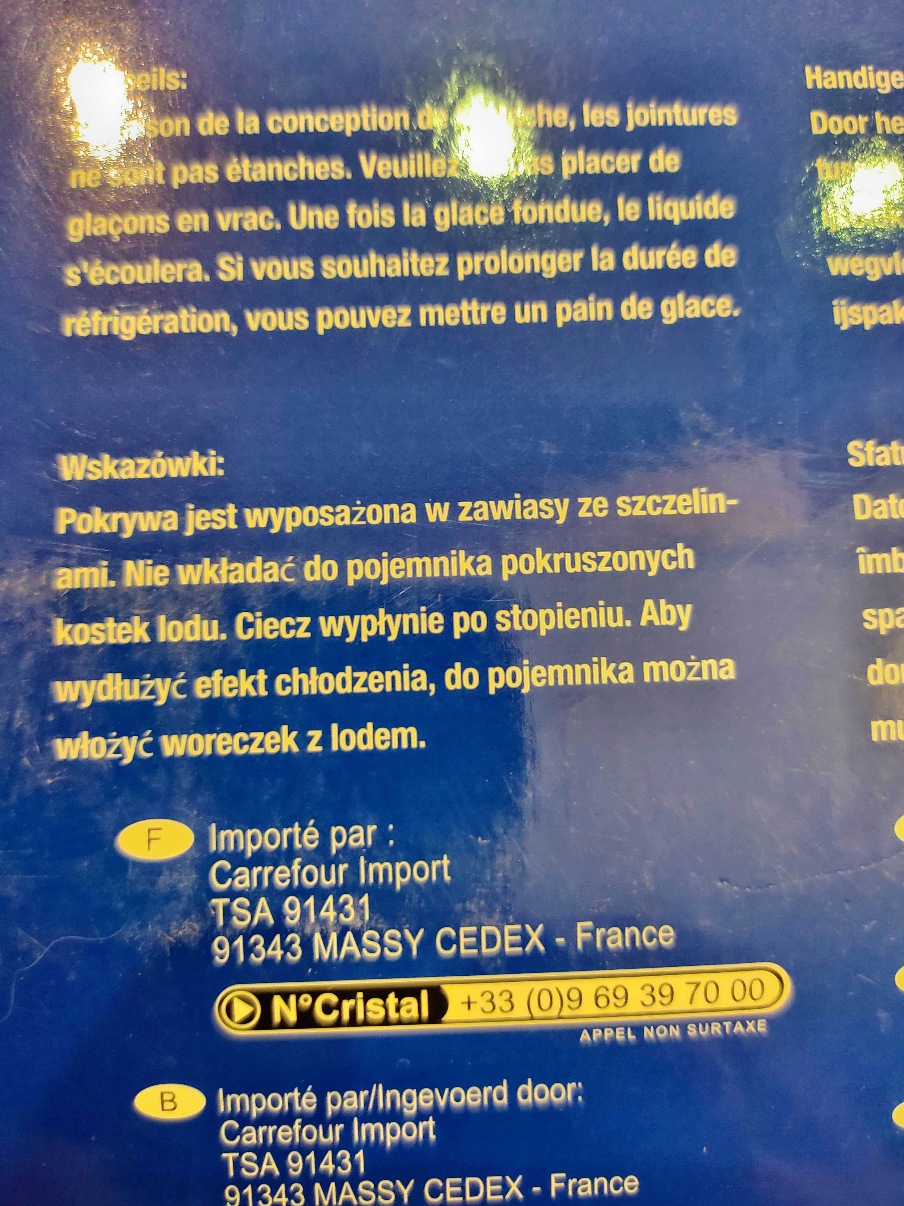 Pojemnik chłodzący. Utrzymujący ciepło. 39 litrów. 20 kilo nośność.