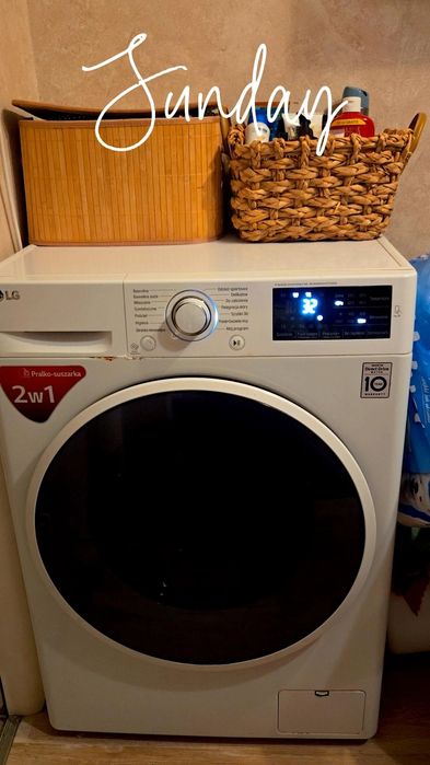 Pralkę suszarka LG 6 kg Wąska 45 cm głębokość
