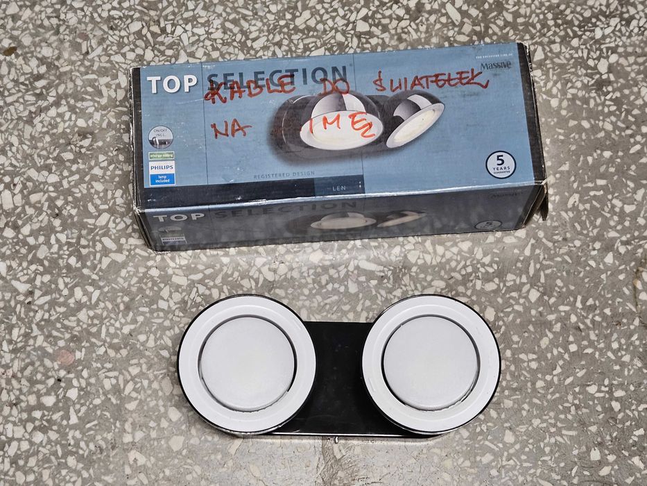 Lampa sufitowa Philips Massive Top Selection Len 2x9W GX53