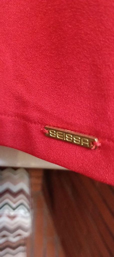 Vestido  vermelho da Seissa