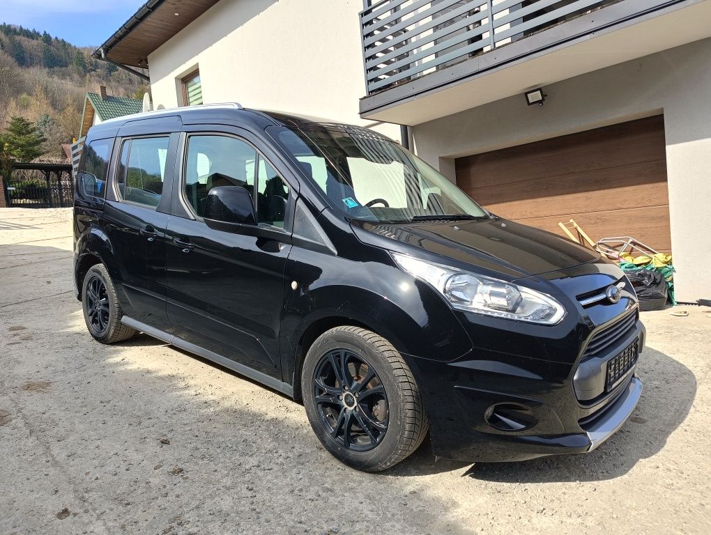 Ford TOURNEO Connect! 2017r. Piękny, Czarny, Bogato wyposażony!ZAMIANA