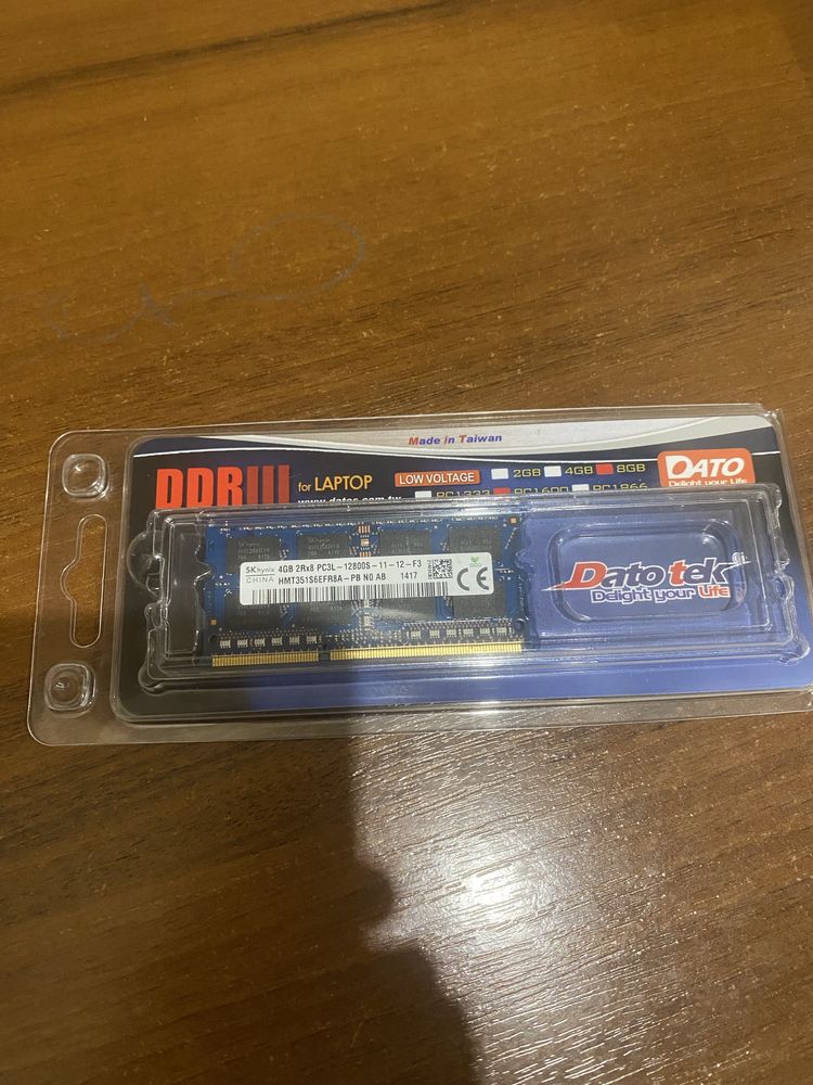 Оперативная память 4GB DDR3