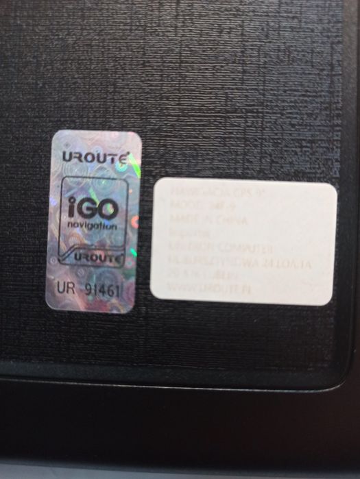 Nawigacja Uroute 9' iGo Navigation iGo primo