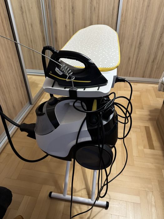 Parownica karcher SC5, deska do prasowania, zelazko.