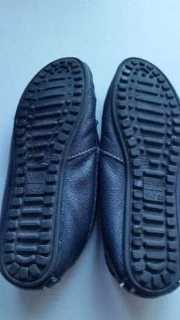 Sapatos vela Pele azuis escuros N37 e N35