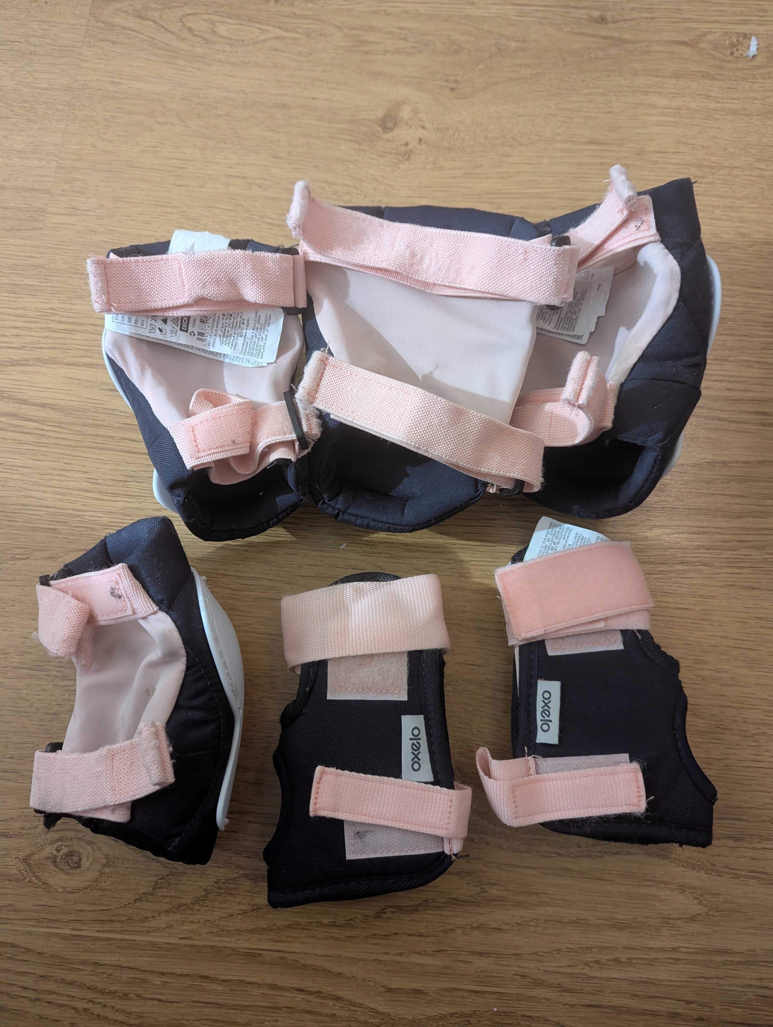 Conjunto de proteção infantil Oxelo - joelheiras, cotoveleiras e luvas