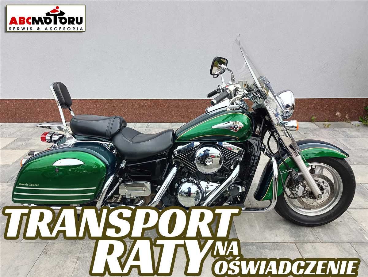 Kawasaki VN 1500 Classic Tourer, 1998 r. ubrana! Transport, raty!