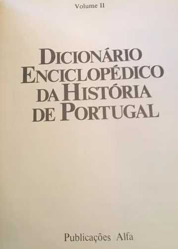 Dicionário Enciclopédico da História de Portugal - Volume II