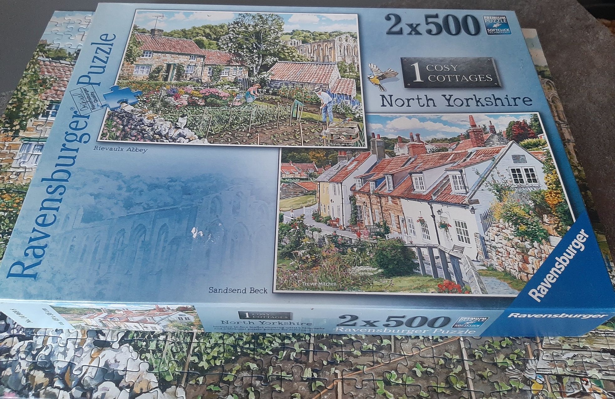 Unikatowe puzzle Ravensburger 2 x 500 el.- North Yorkshire