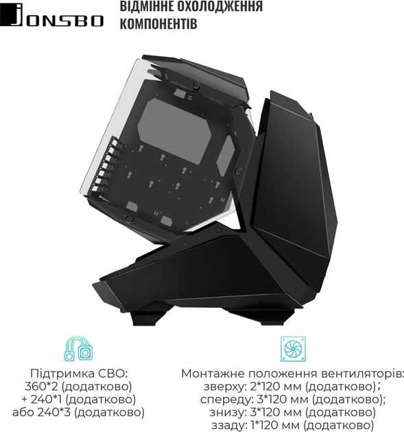 Корпус JONSBO MOD5 Black