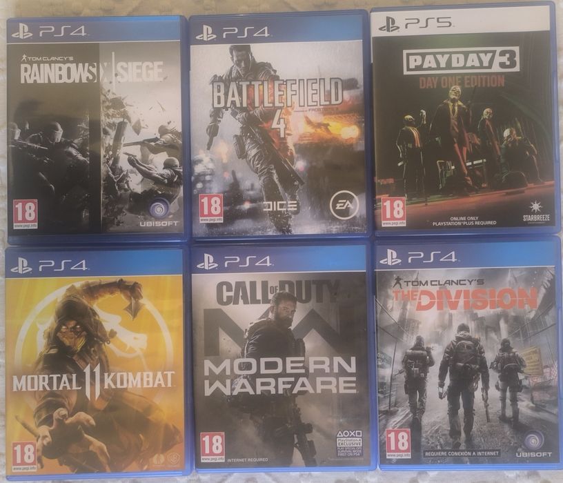 Jogos PlayStation PS4 e PS5