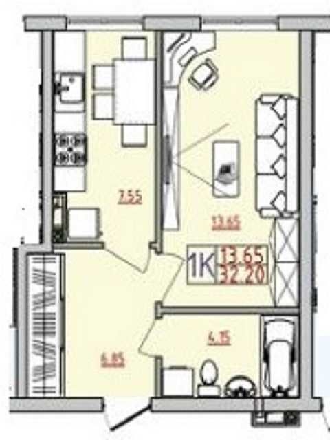 Срочно! Продам 1 кімнатну квартиру ЖК Острова вул. Марсельська