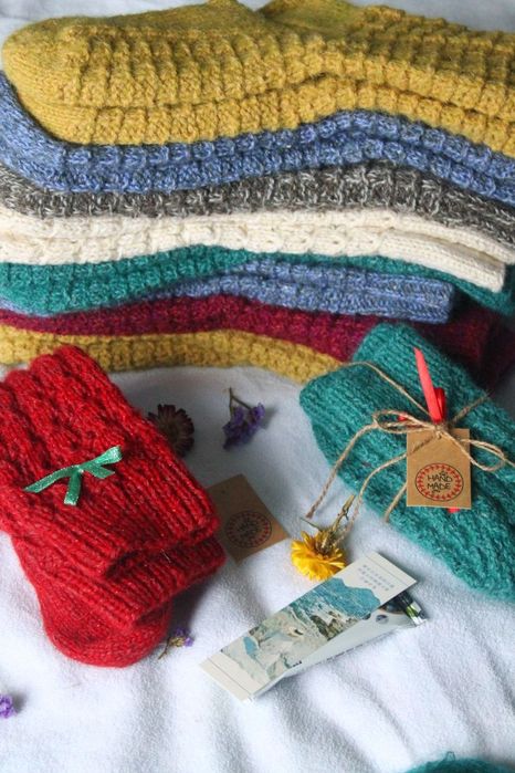 Чоловічі шкарпетки носки шерсть вовна мохер