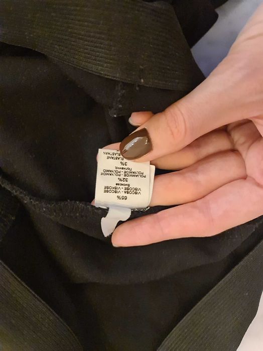 Spodnie w kant, 7/8 – S