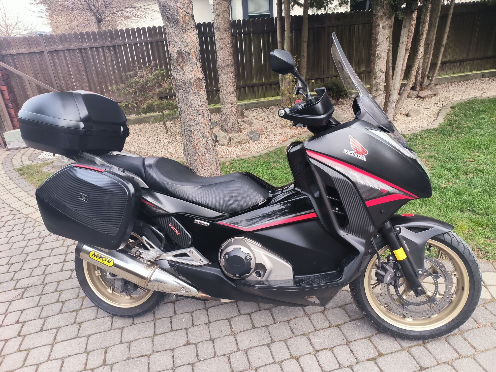 Honda Integra S 750 , 3 oryginalne walizki