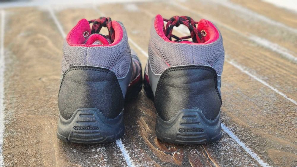 Термо ботинки зимние Quechua кечуа розовые для гор природы