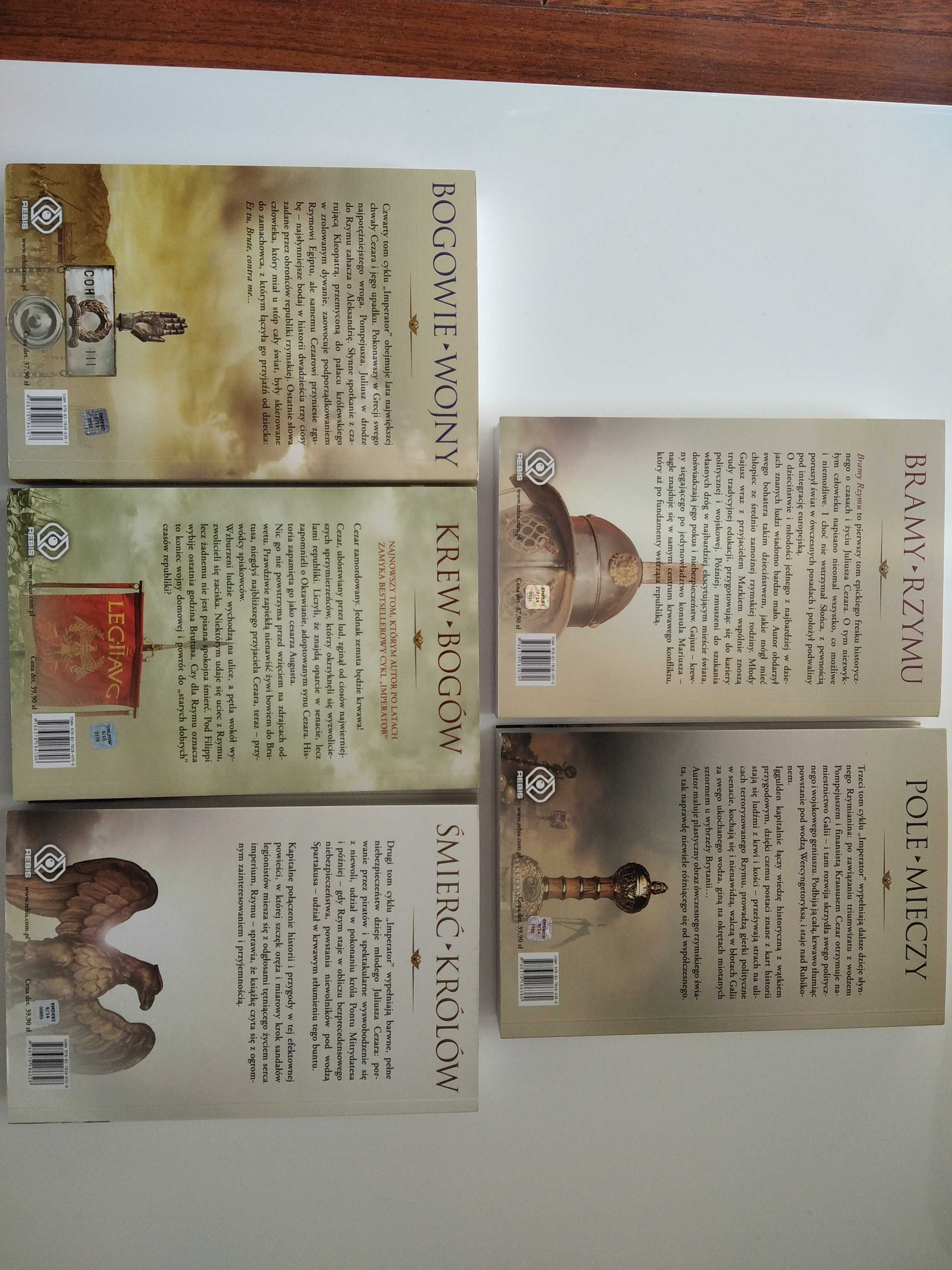 Conn Iggulden Cykl Imperator tomy 1-5 Komplet bdb-.