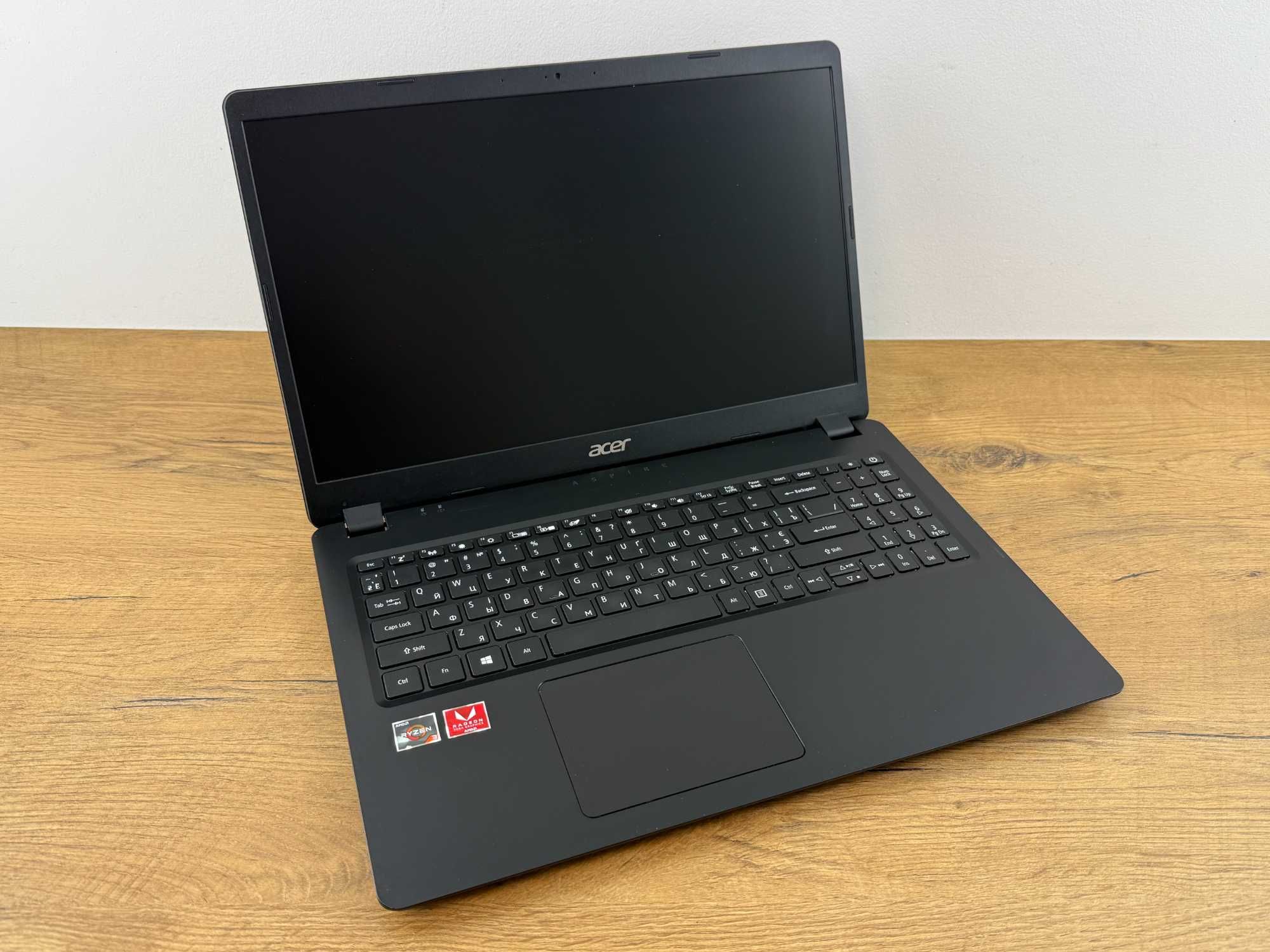 1333 Laptop ACER 15" AMD RYZEN 3- 3.50GHZ, AMD RADEON, 8GB RAM, SSD M2