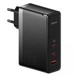 ładowarka sieciowa baseus gan5 pro 2xusb-c + usb, 140w (czarna)