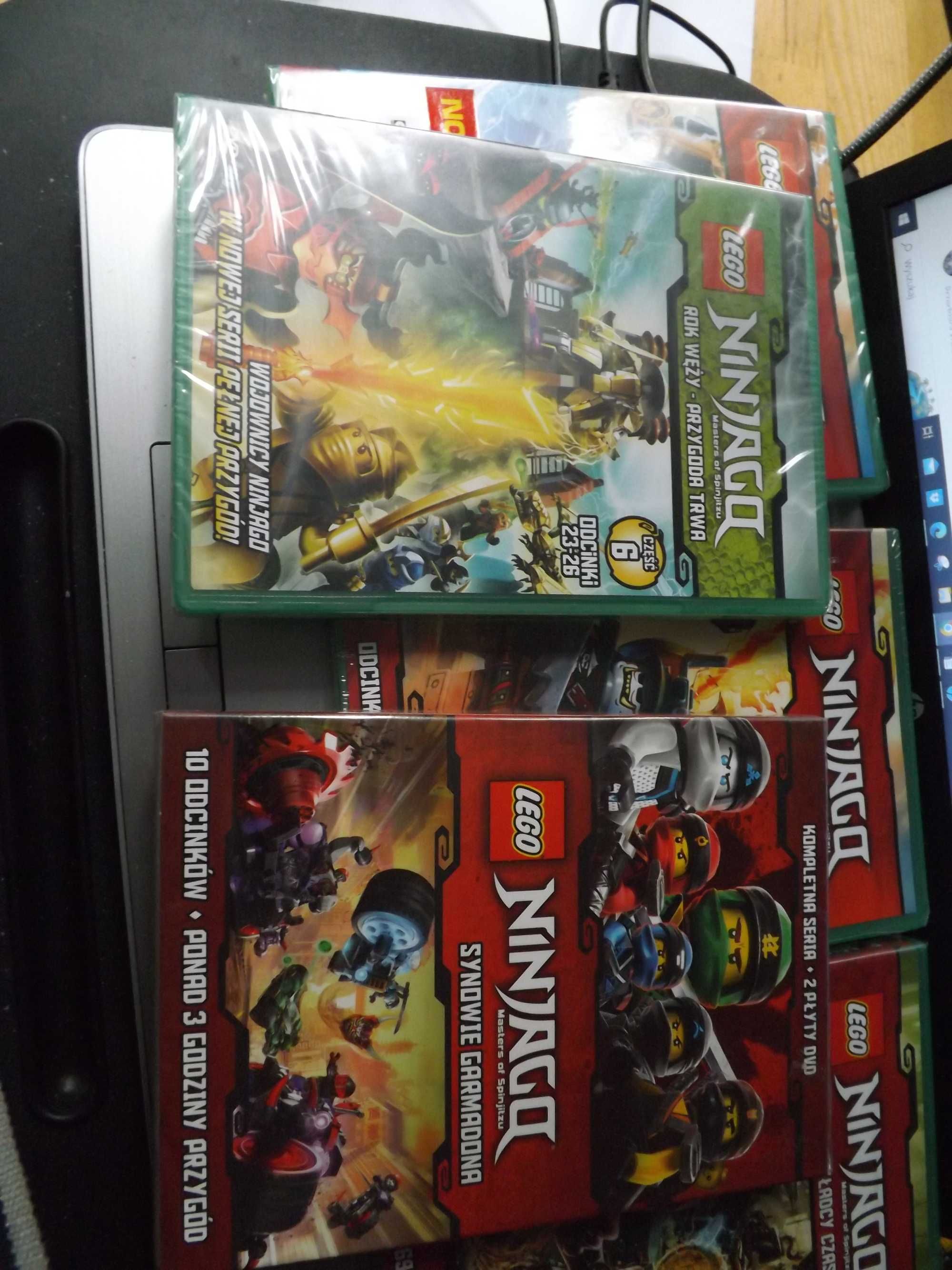 Lego Ninjago, dvd, i inne, tanio bajki, filmy, kolekcja