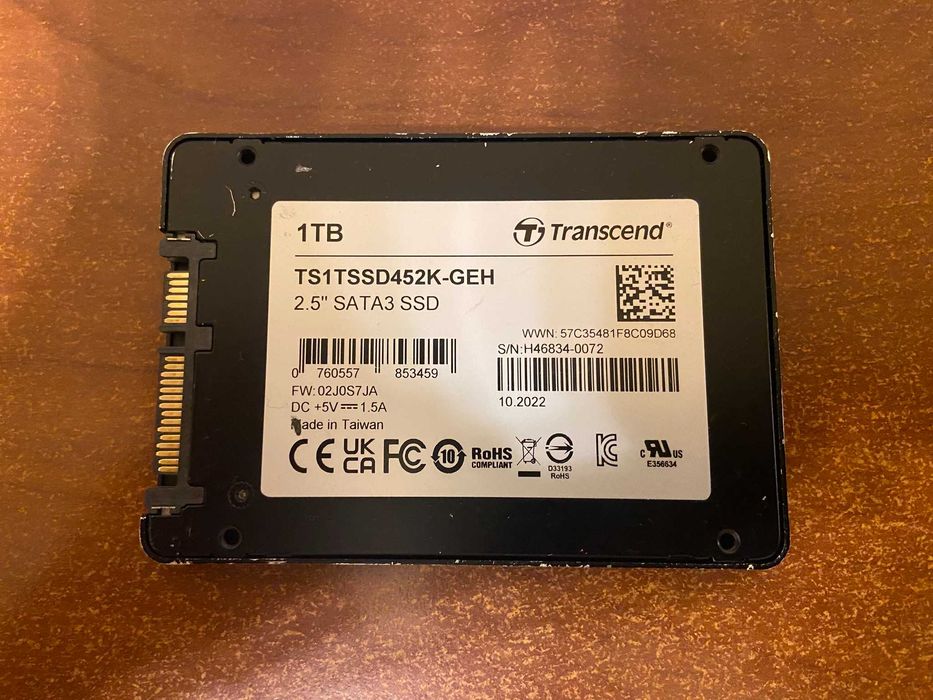 Transcend SSD 1TB - майже як новий