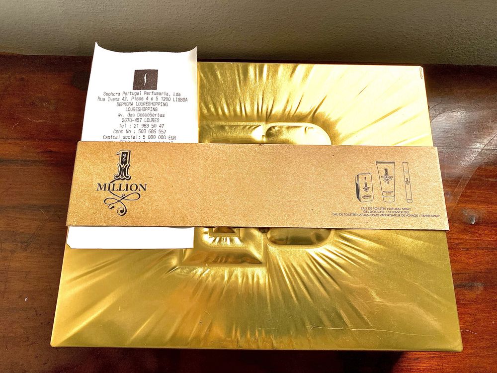 Pack Perfume Rabanne 1 (one) Million NOVO na caixa