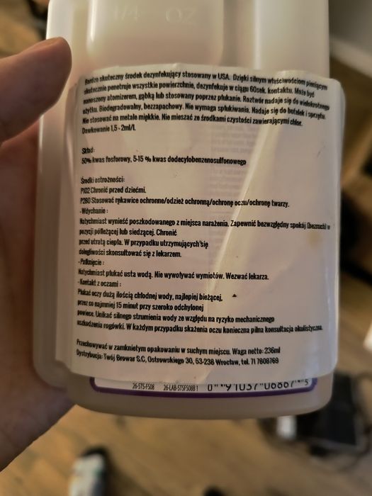 Płyn Star san 236ml