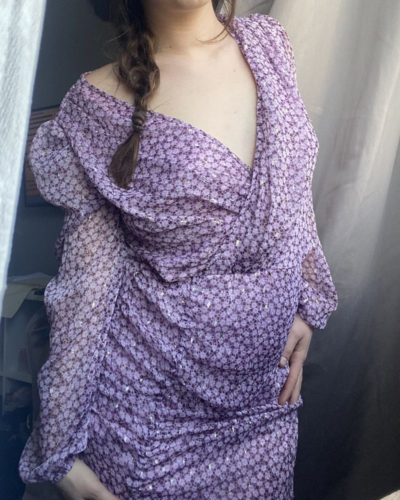 Luźna elegancka sukienka