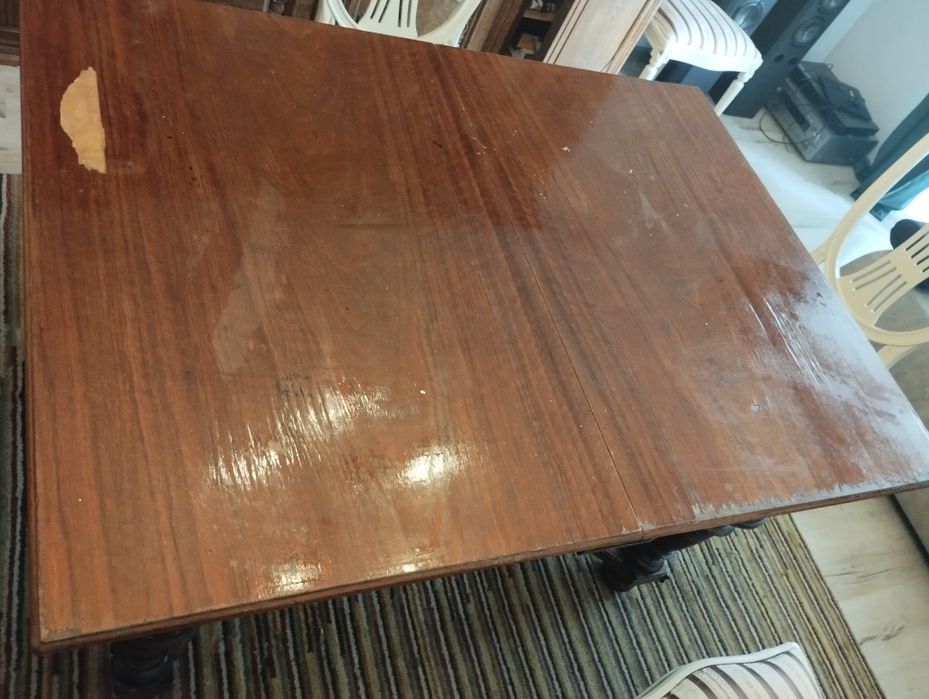 Stary Stół dębowy,zegary , antyk ,staroc