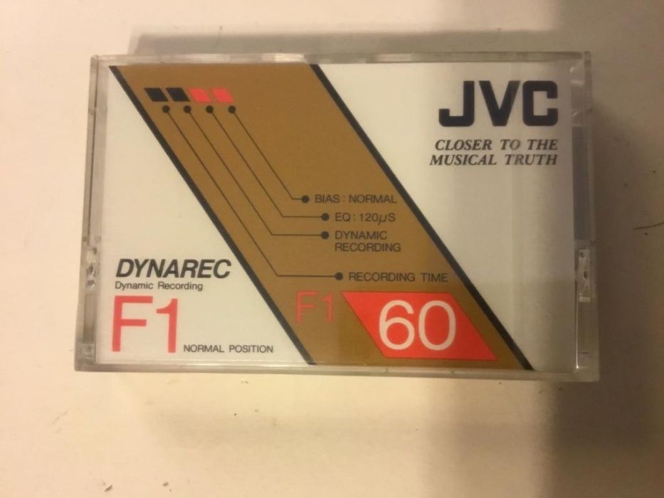 Кассета аудио новая JVC Dynarec F1 60