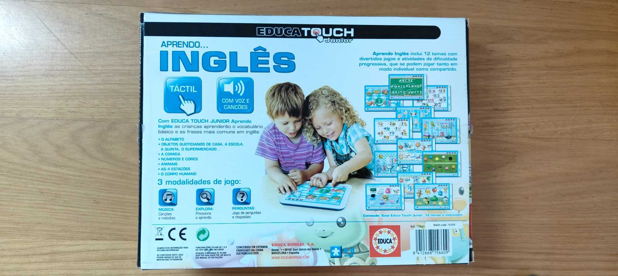 Quadro interativo para aprender Inglês